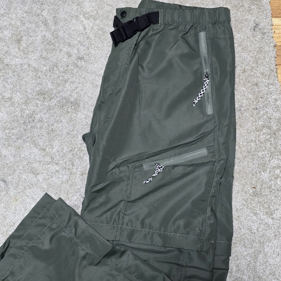 2XL Army Green Cargo Zip Off Pants - Brand New - Picture 2 of 5